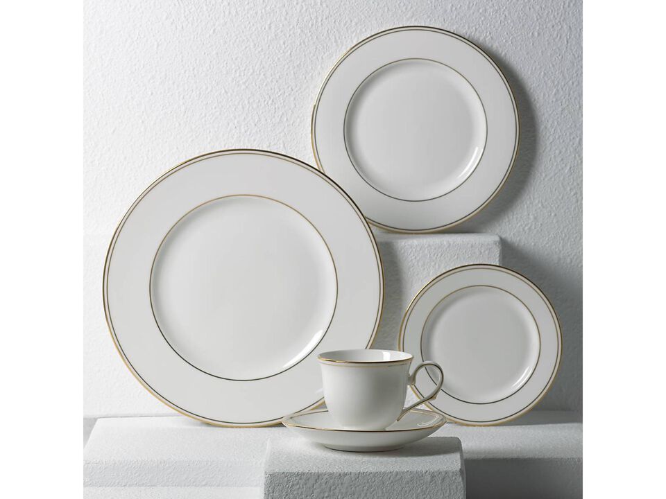 Lenox Federal Gold Dinner Plate, White