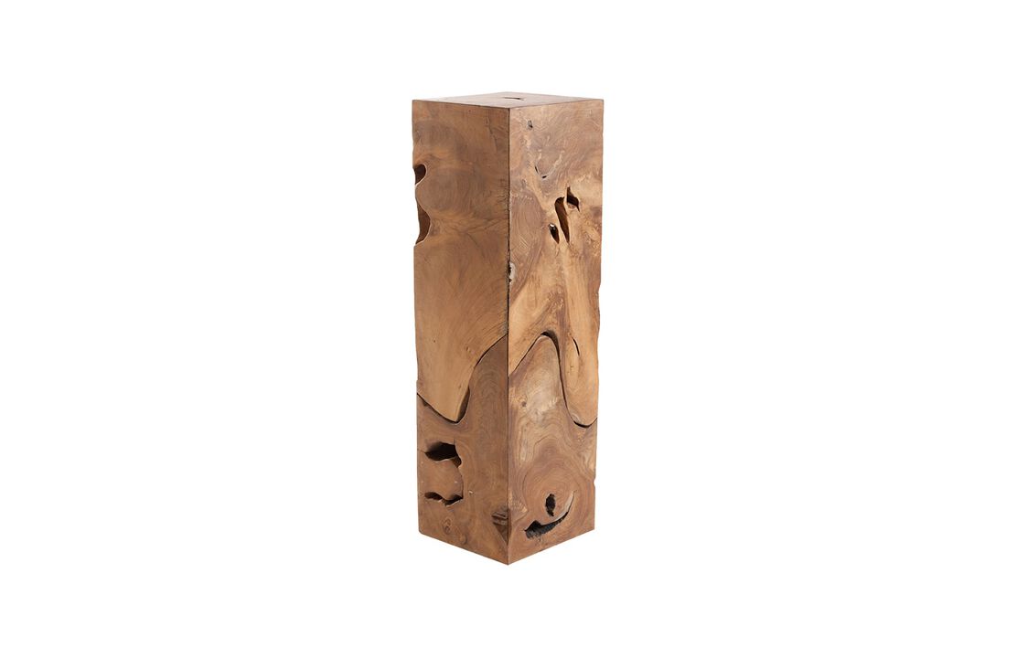 Teak Slice Large Pedestal