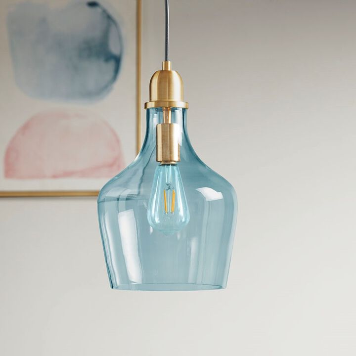 Auburn Bell Shaped Glass Pendant