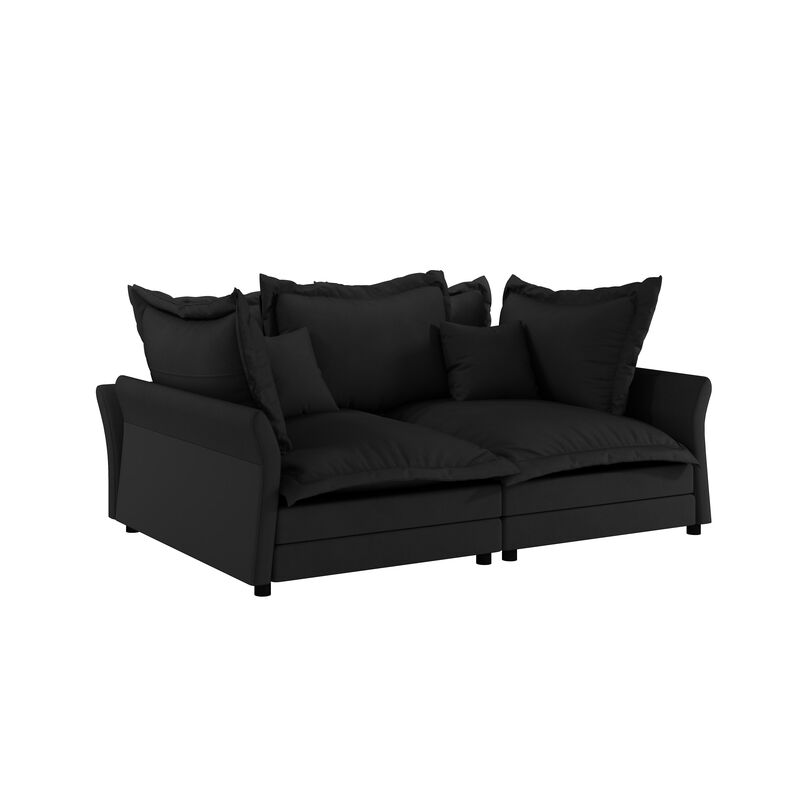 Merax Modern Comfy Upholstered Sofa Cloud Couch