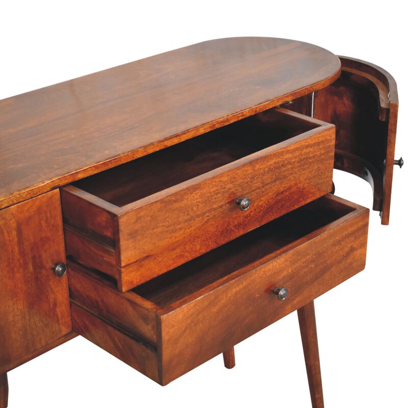 Artisan Furniture Solid Wood Grove Chestnut Console Table