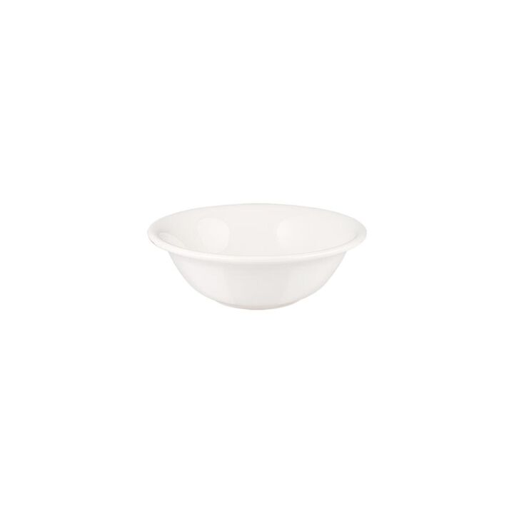 Gourmet dia.6.25" h:2" 13 oz. Round Warm White Porcelain Bowl (Set of 4)