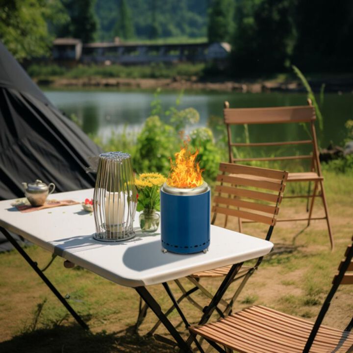 Smokeless Fire Pit Efficient & Low-Smoke Outdoor Wood-Burning Fire Pit for Patio & Backyard