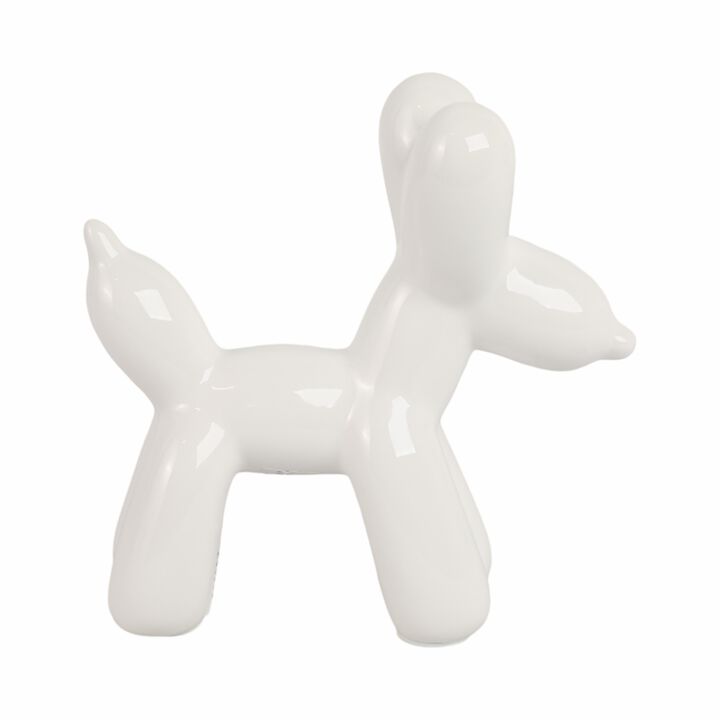 7" Ceramic Glam Balloon Dog