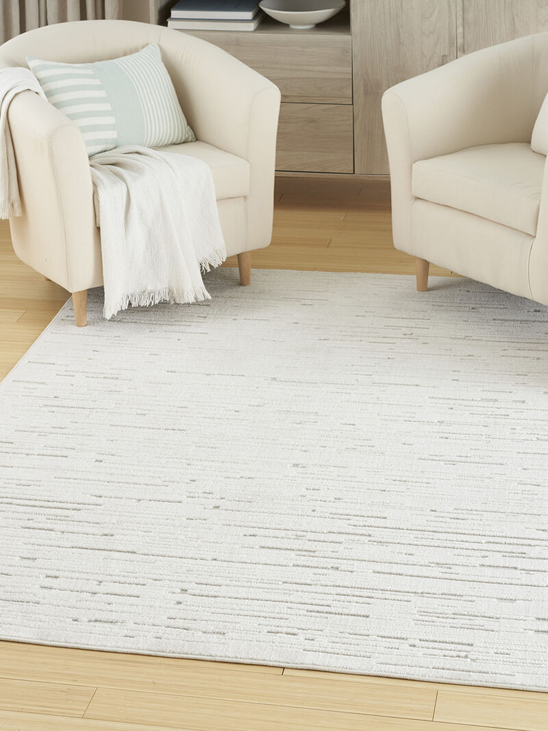 Care Free CAF04 Ivory 3'11" x 5'11" Rug