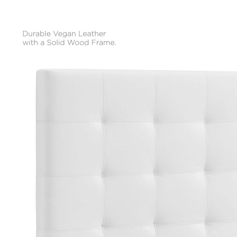 Modway - Paisley Tufted Full / Queen Upholstered Faux Leather Headboard