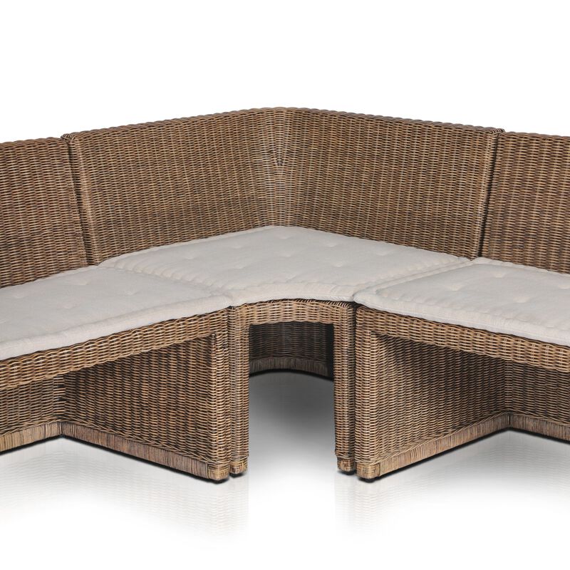 Senna 106" Right Arm Facing Dining Banquette