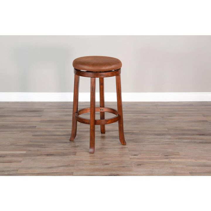 Sunny Designs Bar Swivel Stool, Cushion Seat