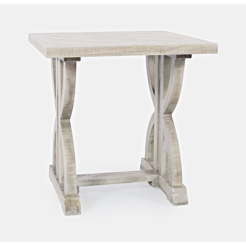 Jofran Inc. Fairview Rustic Trestle End Table