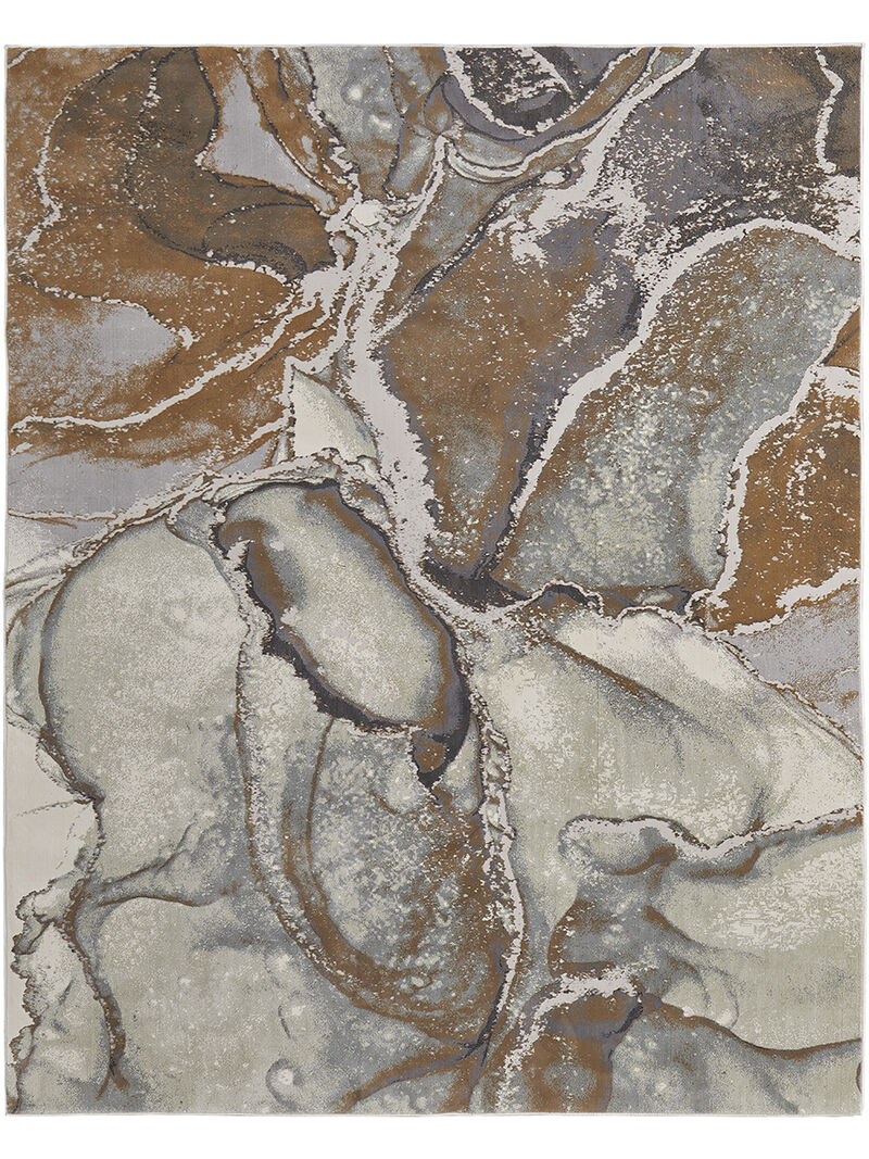 Clio 39K5F Gray/Brown 7'9" x 10' Rug