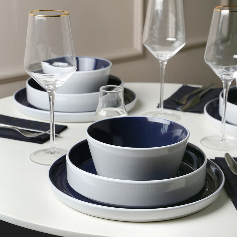 Stone Lain Elica Stoneware 12 Piece Dinnerware Set