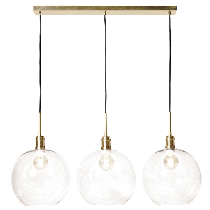 LUCA BRASS CHANDELIER- SMALL