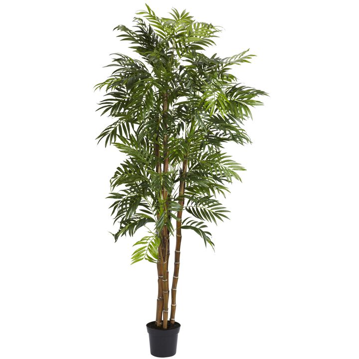 Hivvago 6 Feet Bella Palm Silk Tree