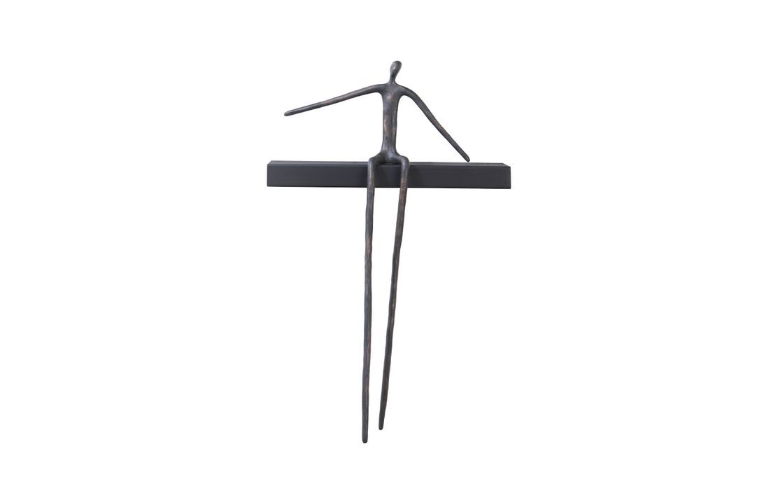Moveable Man on Short Shelf Sitting C