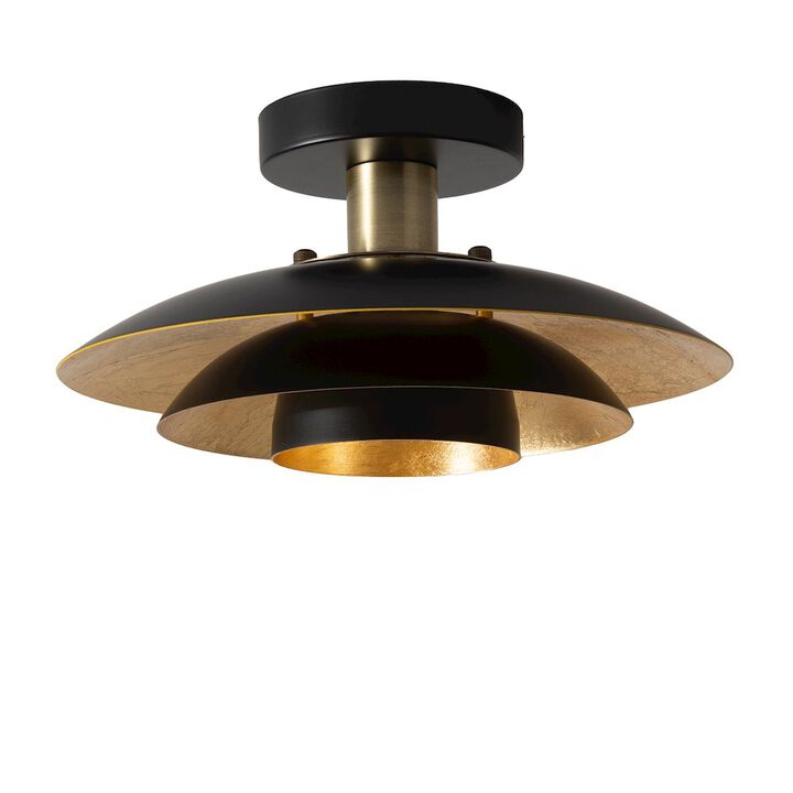 NOVA OF CALIFORNIA Rancho Mirage Flush Mount Ceiling Light - Matte Black
