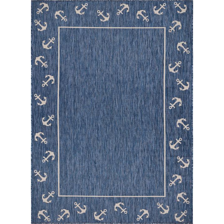 Floral Rectangular Outdoor Area Throw Rug