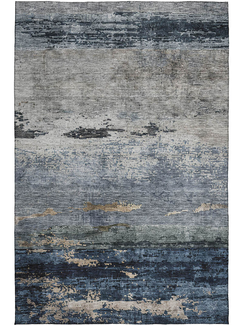 Nouveau NV3 Navy 3' x 5' Rug