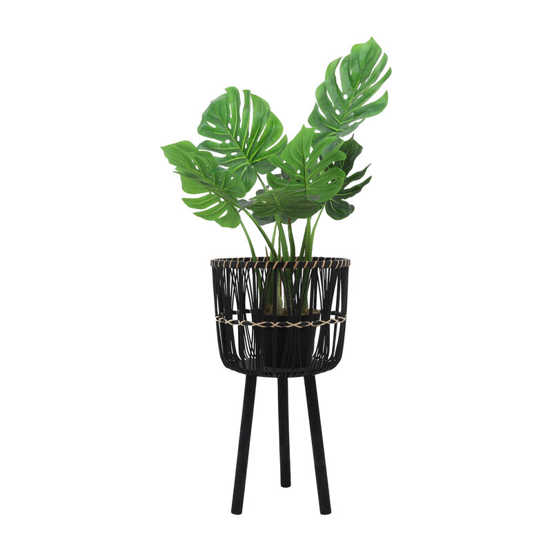 Bamboo Planters, Black