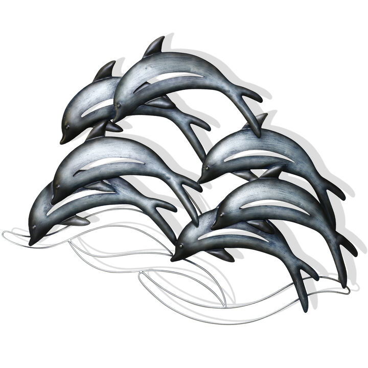 Dolphin School Wall Art