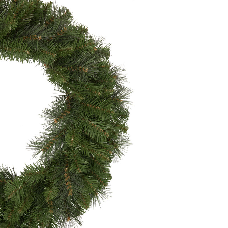 Mixed Beaver Pine Artificial Christmas Wreath  24-Inch  Unlit