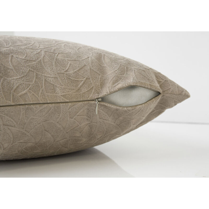 Monarch Specialties I 9254 Pillows, 18 X 18 Square, Insert Included, Decorative Throw, Accent, Sofa, Couch, Bedroom, Polyester, Hypoallergenic, Beige, Modern