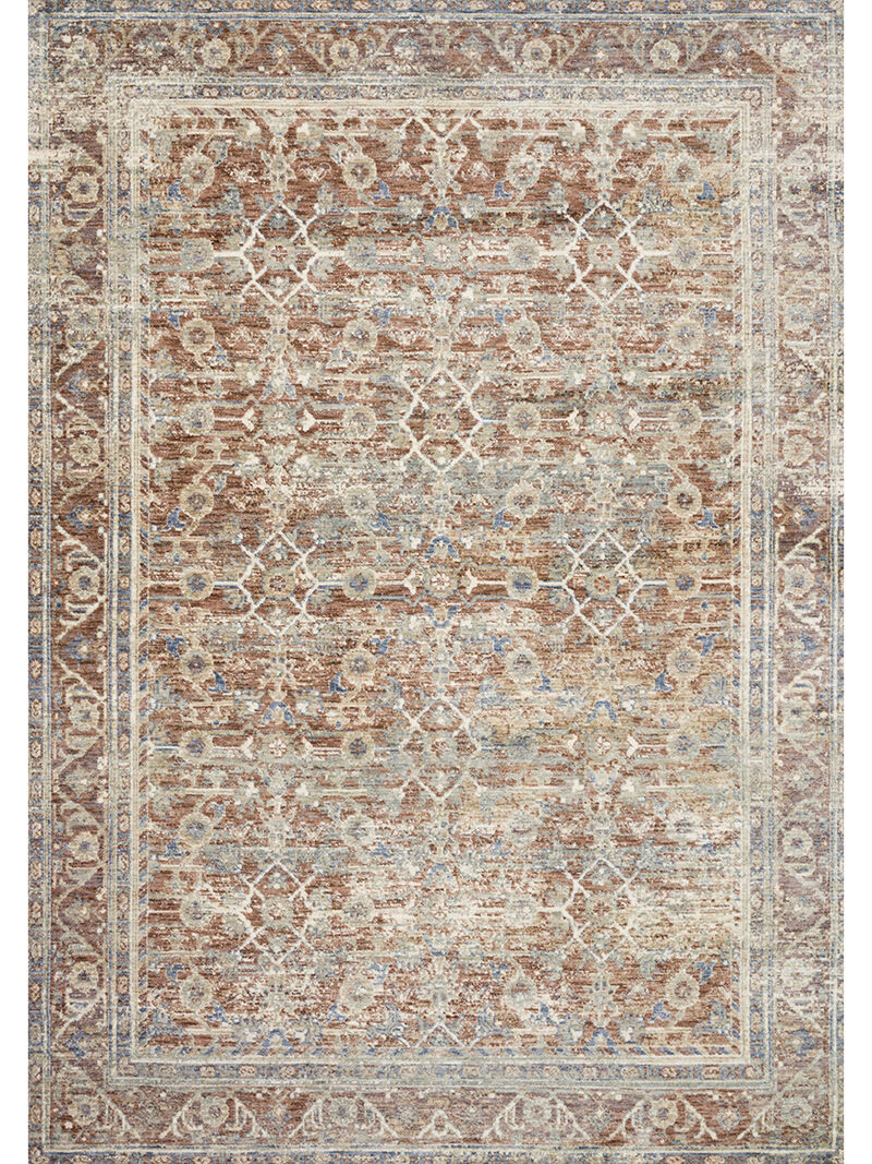 Revere REV07 Terracotta/Multi 3'9" x 5'9" Rug