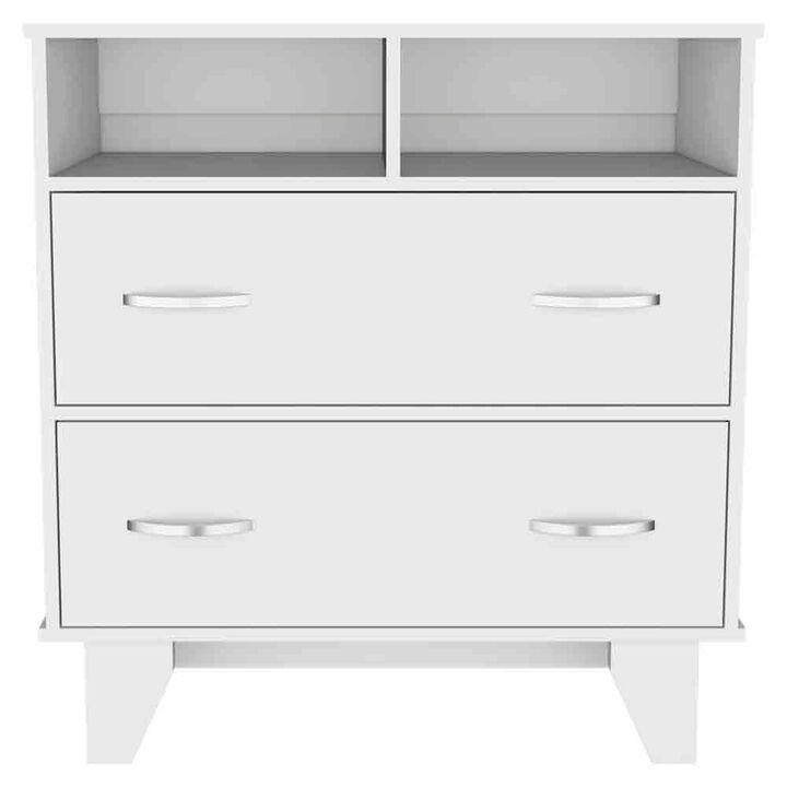 Double Drawer Dresser Arabi, Bedroom, White