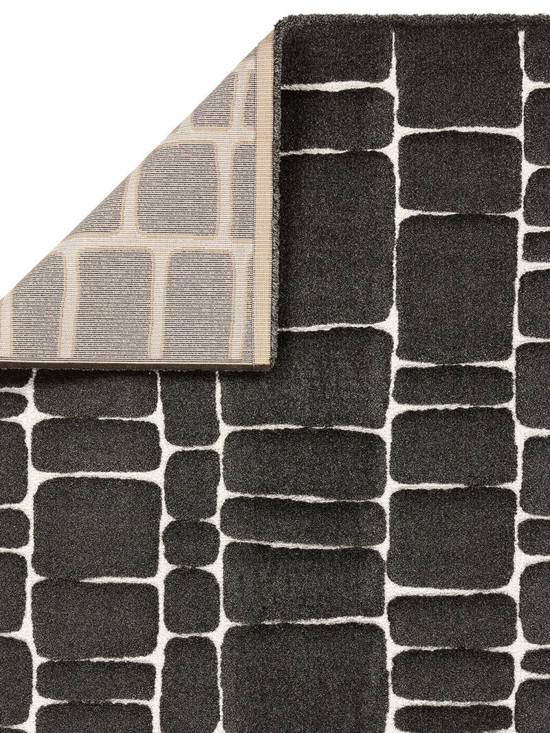 Tazeka TAZ02 Anthracite 7'10" x 9'10" Rug