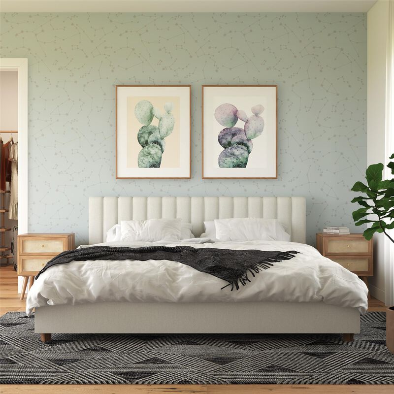 Novogratz Brittany Upholstered Bed