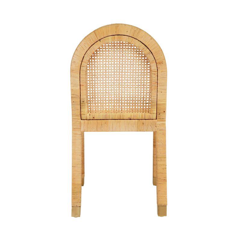 Amara Natural Rattan Arched Back Dining Chair