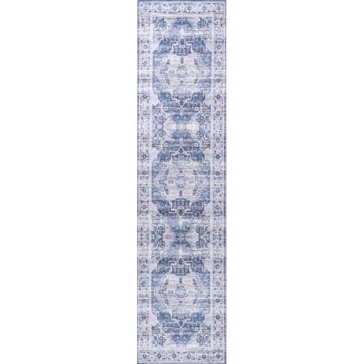 Alanya Ornate Medallion Machine-Washable Area Rug