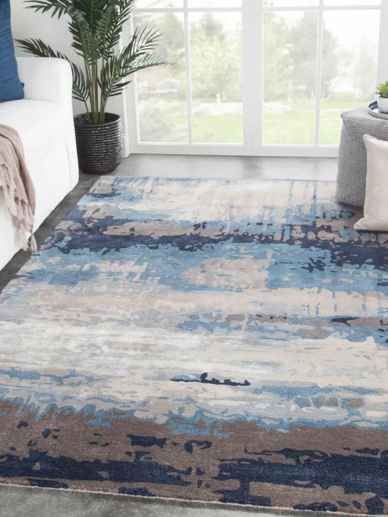 Genesis Benna Blue 5' x 8' Rug
