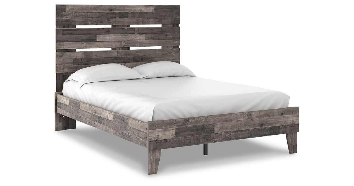 Full Panel Platform Bed