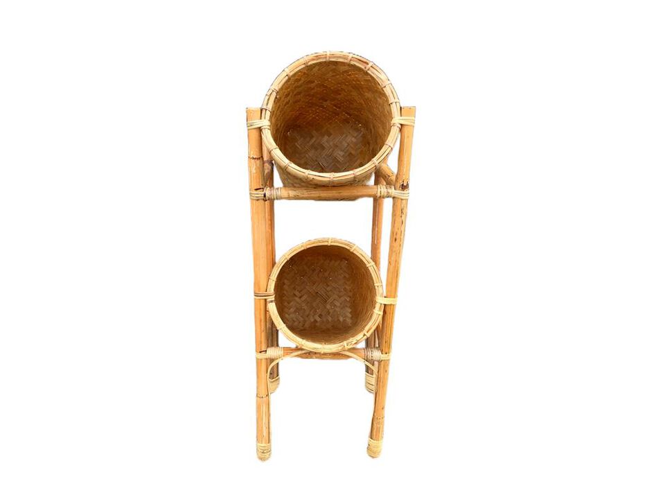 Rattan Wicker 2 Fruits Basket