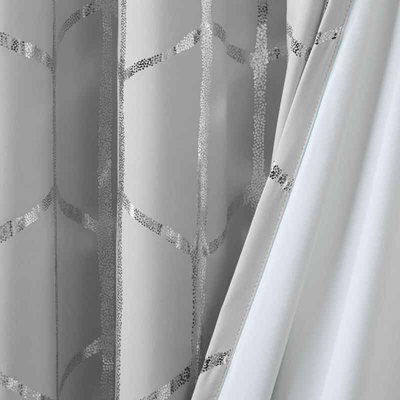 Belen Kox Enchanting Metallic Total Blackout Curtain Panel, Belen Kox