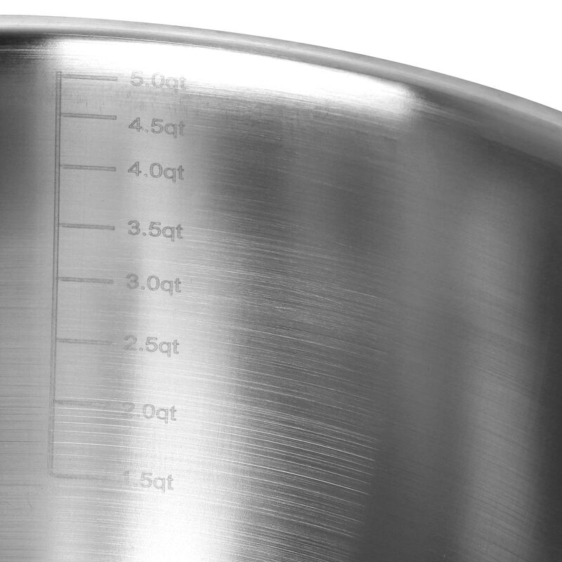 Martha Stewart 3 Piece Stainless Steel Mixing Bowl Set with Lids in Taupe
