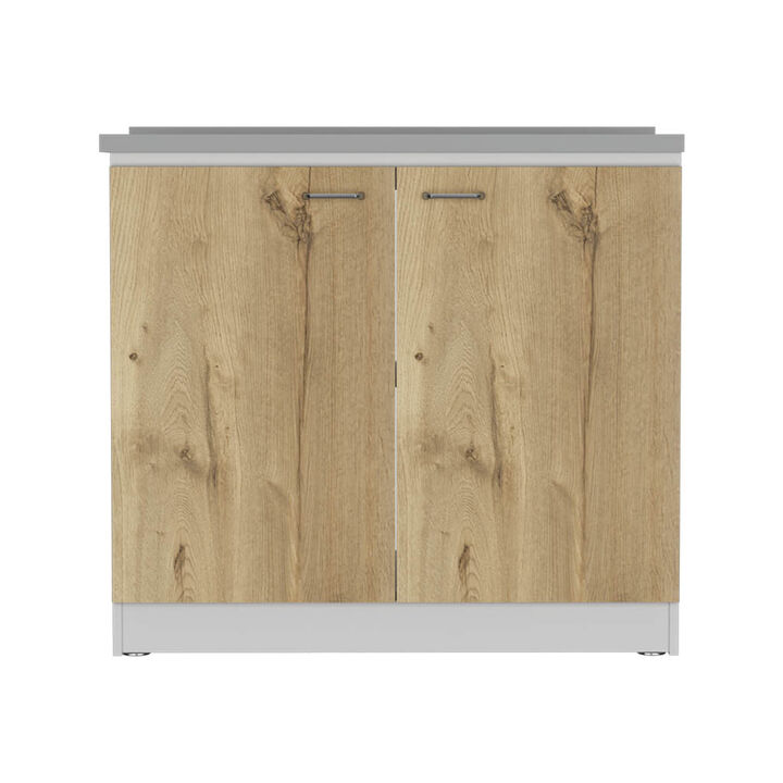 Utility Sink Vernal, Kitchen, White / Light Oak