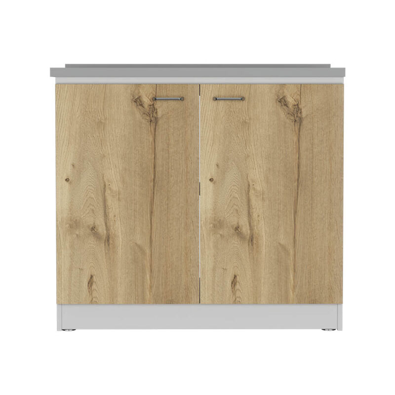 Utility Sink Vernal, Kitchen, White / Light Oak