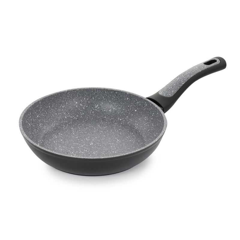 Oster 10 Piece Non-Stick Aluminum Cookware Set in Black and Grey Speckle