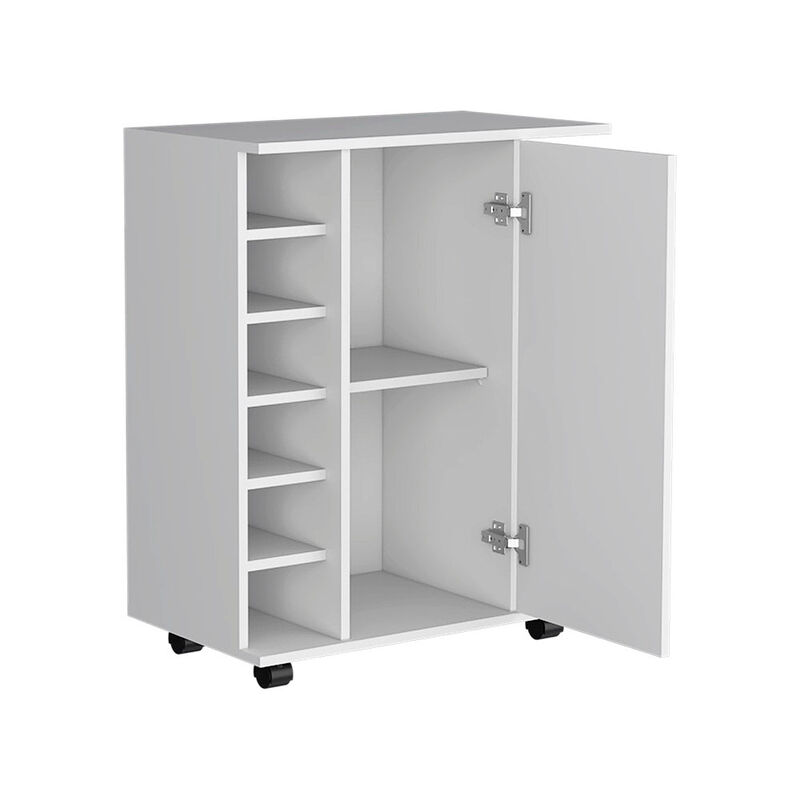 Bar Cart Cabot, Living Room, White