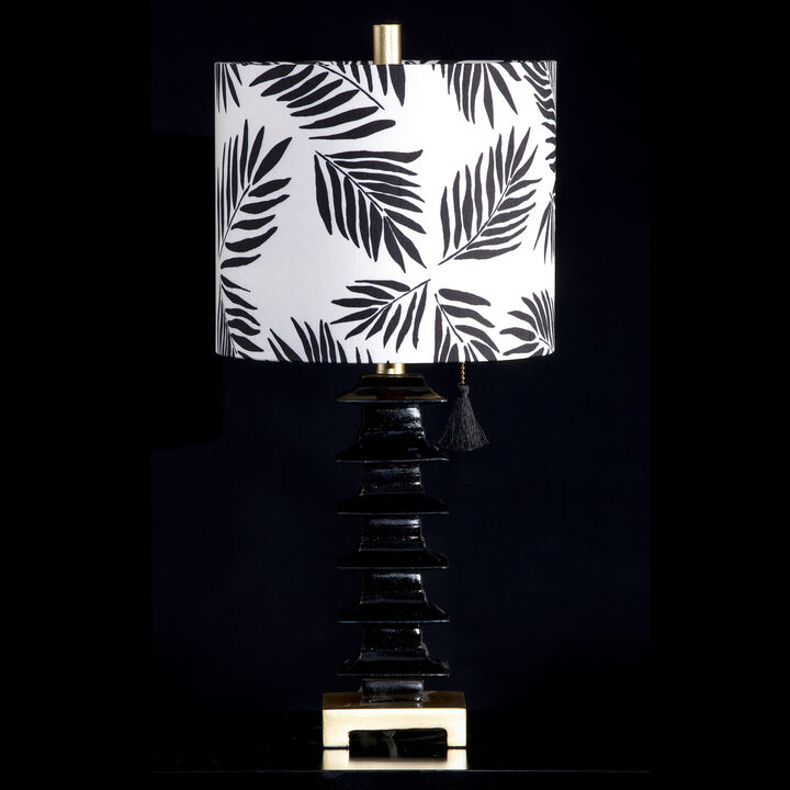 Pagona Mandalay Black Lamp (Set of 2)