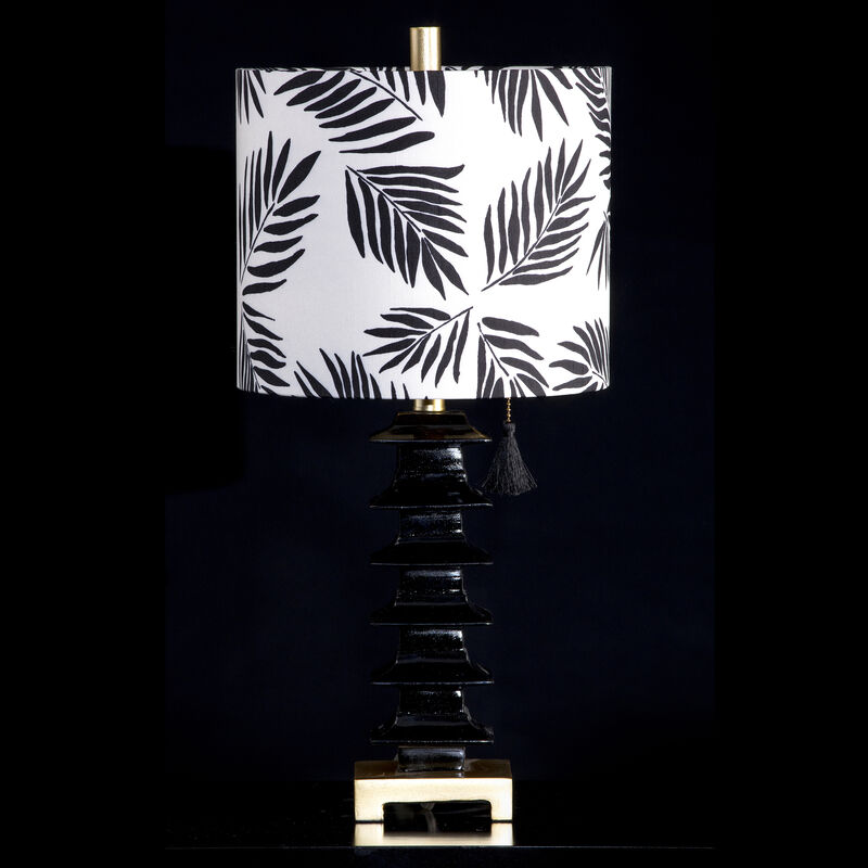 Pagona Mandalay Black Lamp (Set of 2)