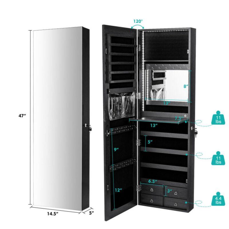 Hivvago Multipurpose Storage Cabinet with 4 Drawers