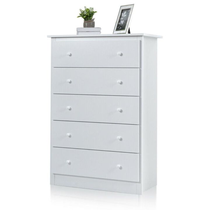 Hivvago Functional Storage Organized Dresser with 5 Drawer