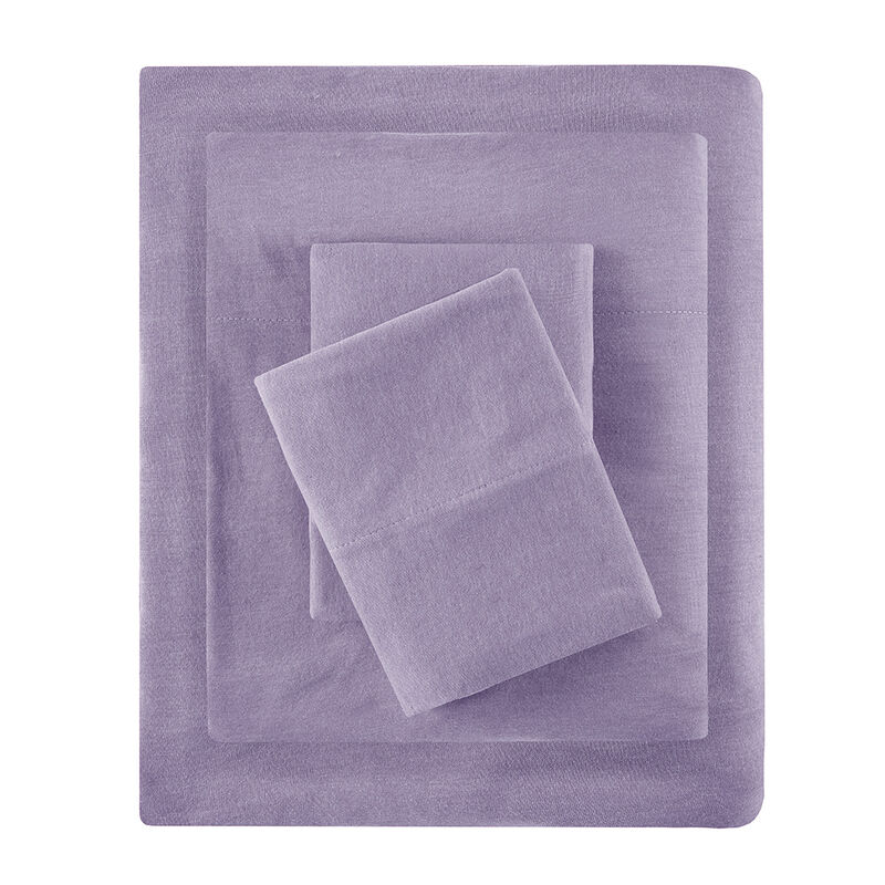 Gracie Mills Atlas All-Season Cotton Blend Jersey Knit Sheet Set