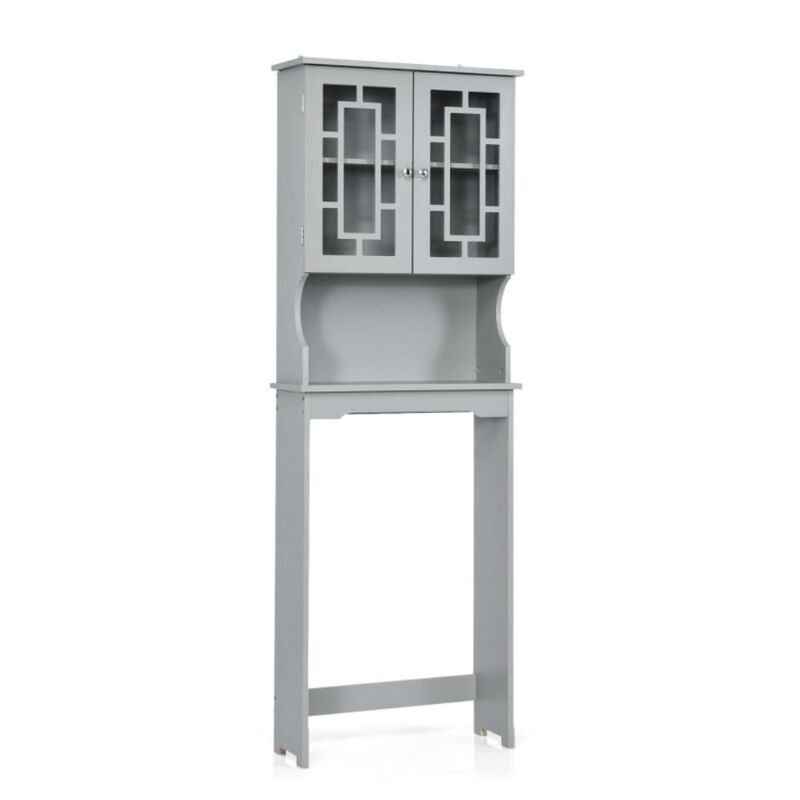 Hivvago Bathroom Spacesaver Over the Toilet Door Storage Cabinet