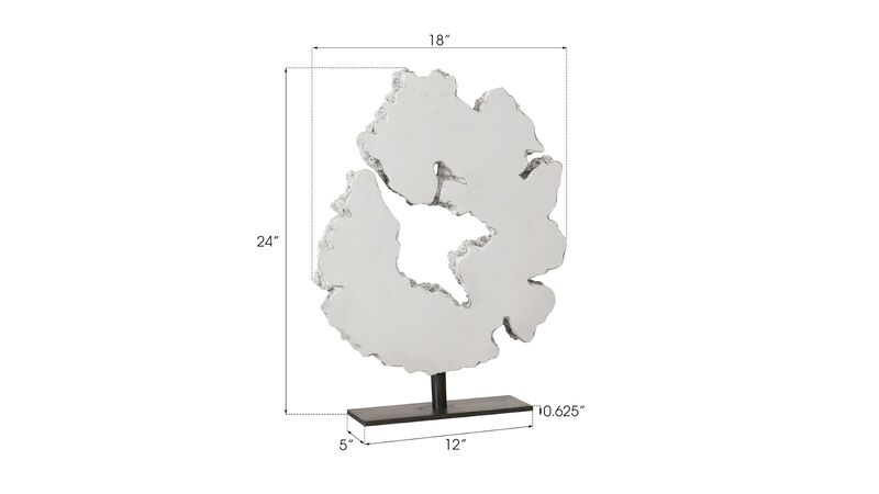 Lava Slice Sculpture on Stand