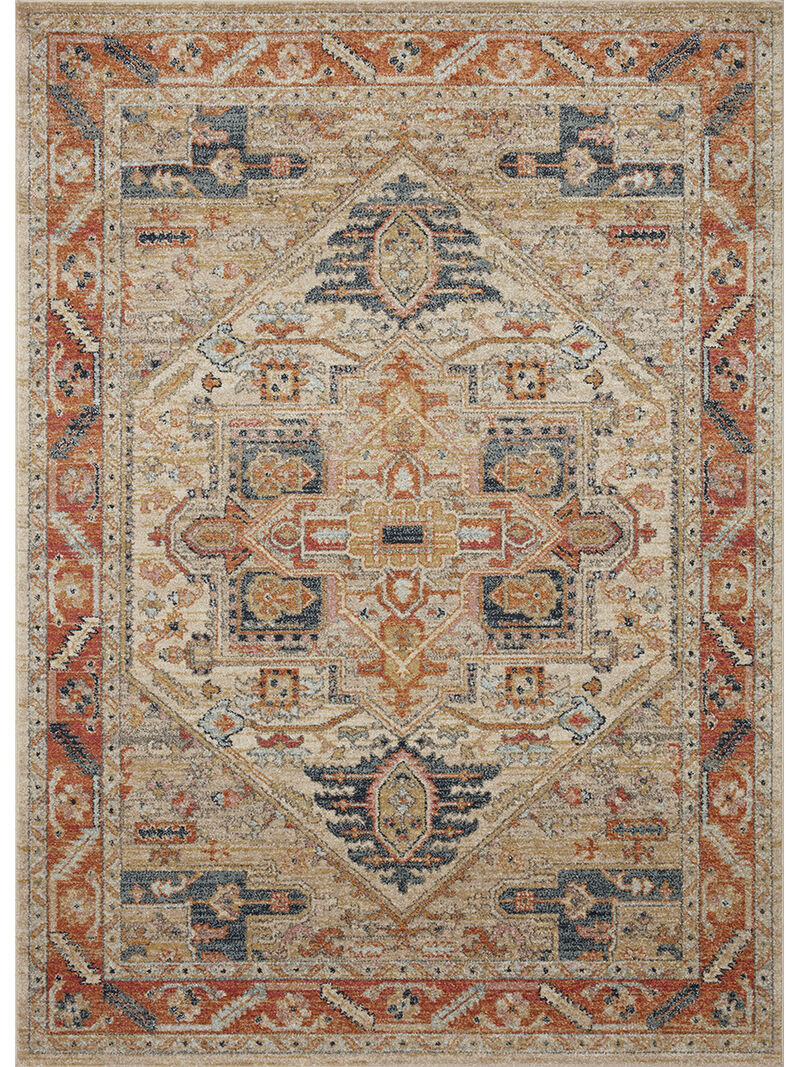 Jocelyn JOC01 Sand/Multi 7'10" x 10' Rug