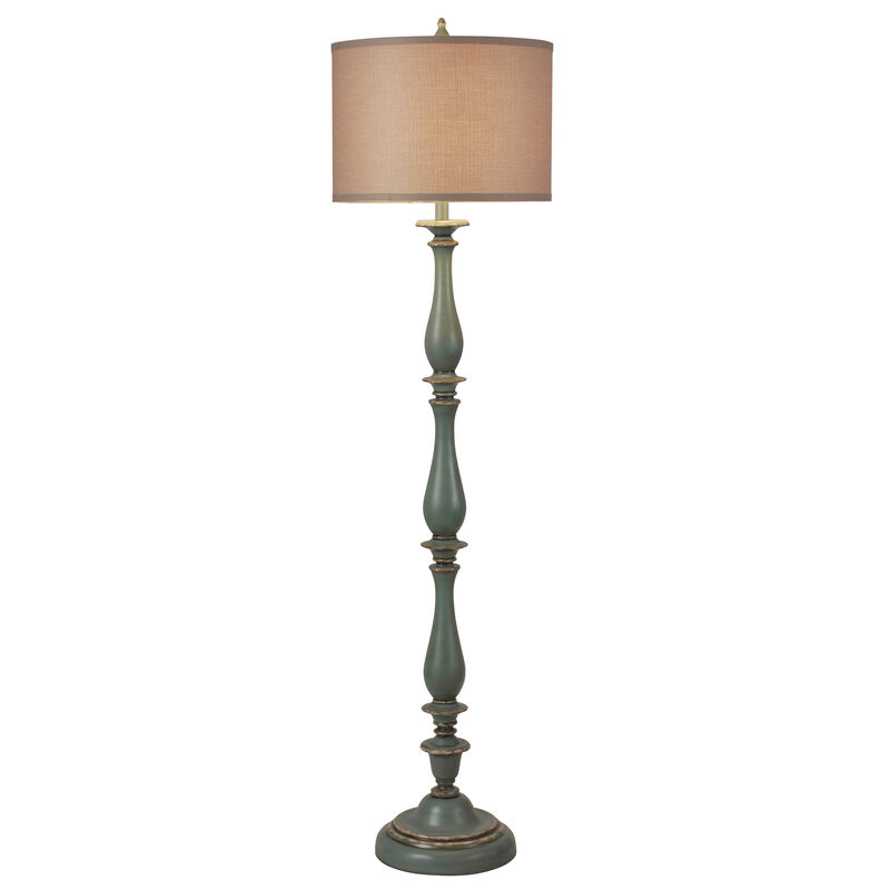 Avignon Blue Floor Lamp