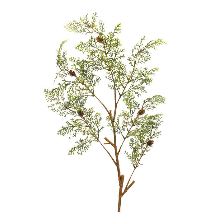 Cedar Artificial Spray for Seasonal and Holiday Décor (Set of 6)
